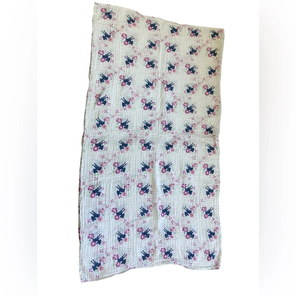Aden +‎ Anais Disney Baby Bambi Deer Swaddle Blanket Muslin Purple Blue 41 x 44